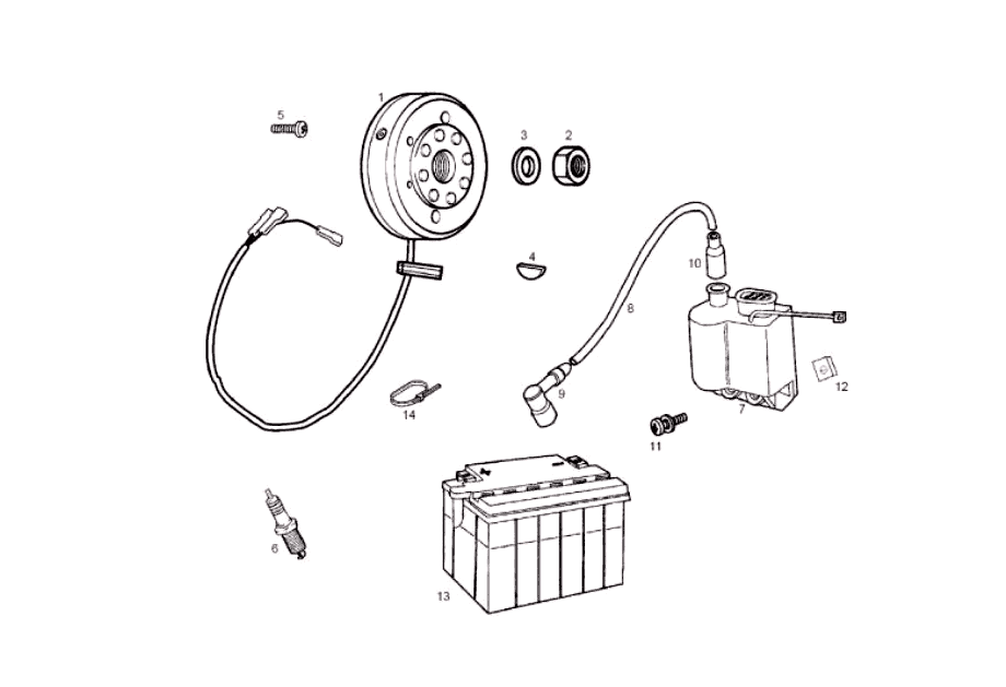 Derbi Senda SM 50 2T X-Treme E2 2006-2010 - Ontsteking
