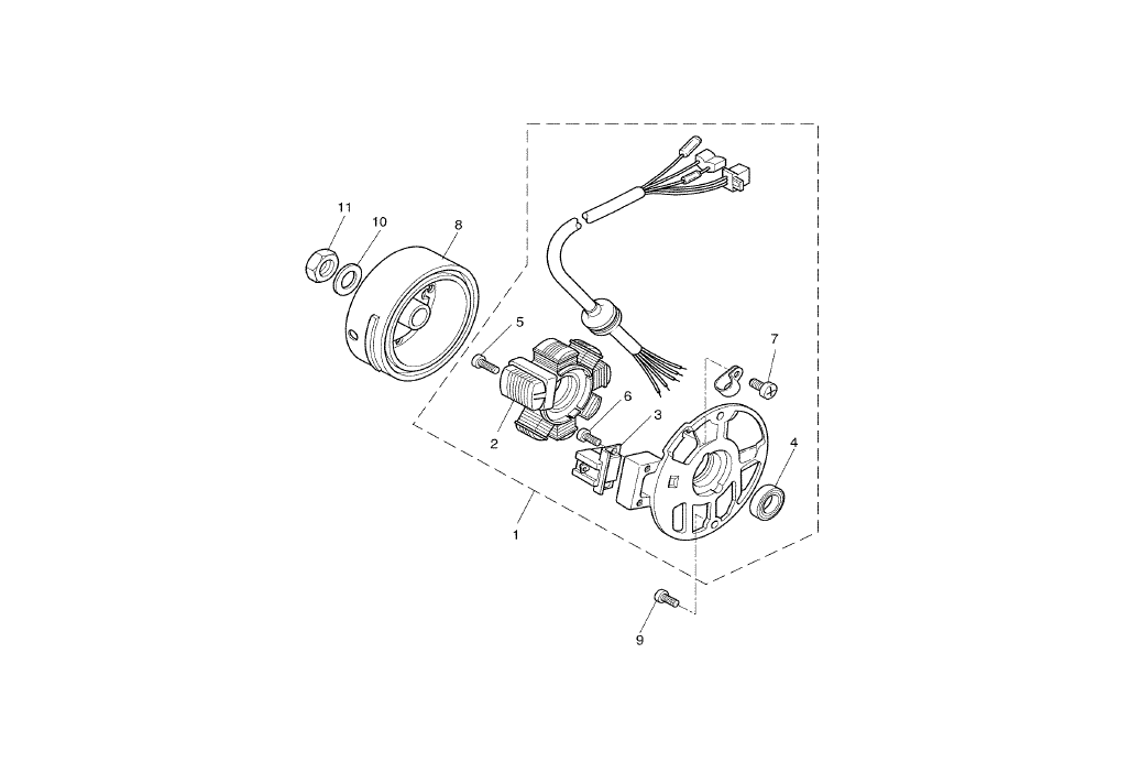 Yamaha Aerox 100 2T 2002 E1 2000-2002 - Ontsteking