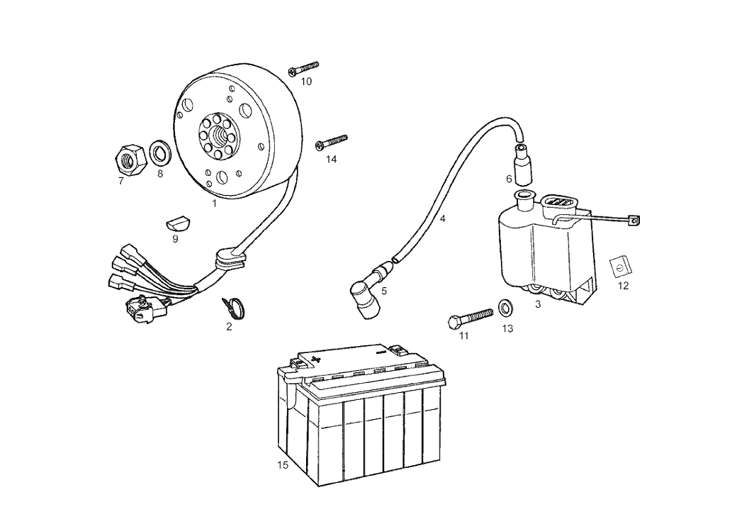 Derbi Senda SM 50 2T 2ª ED X-Treme E2 2004-2005 - Ontsteking
