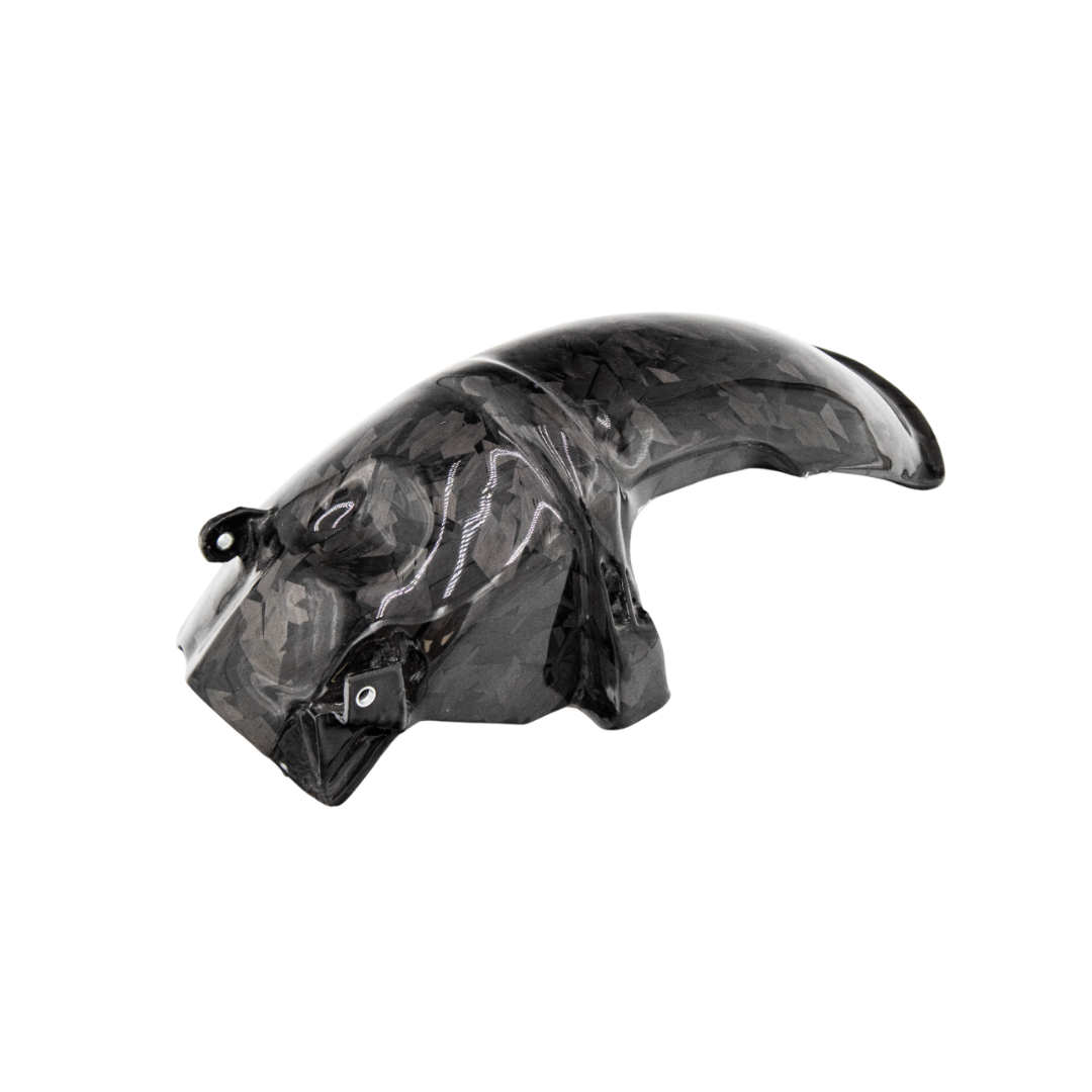 Garde-boue arrière sur roue en carbone forgé Piaggio Zip