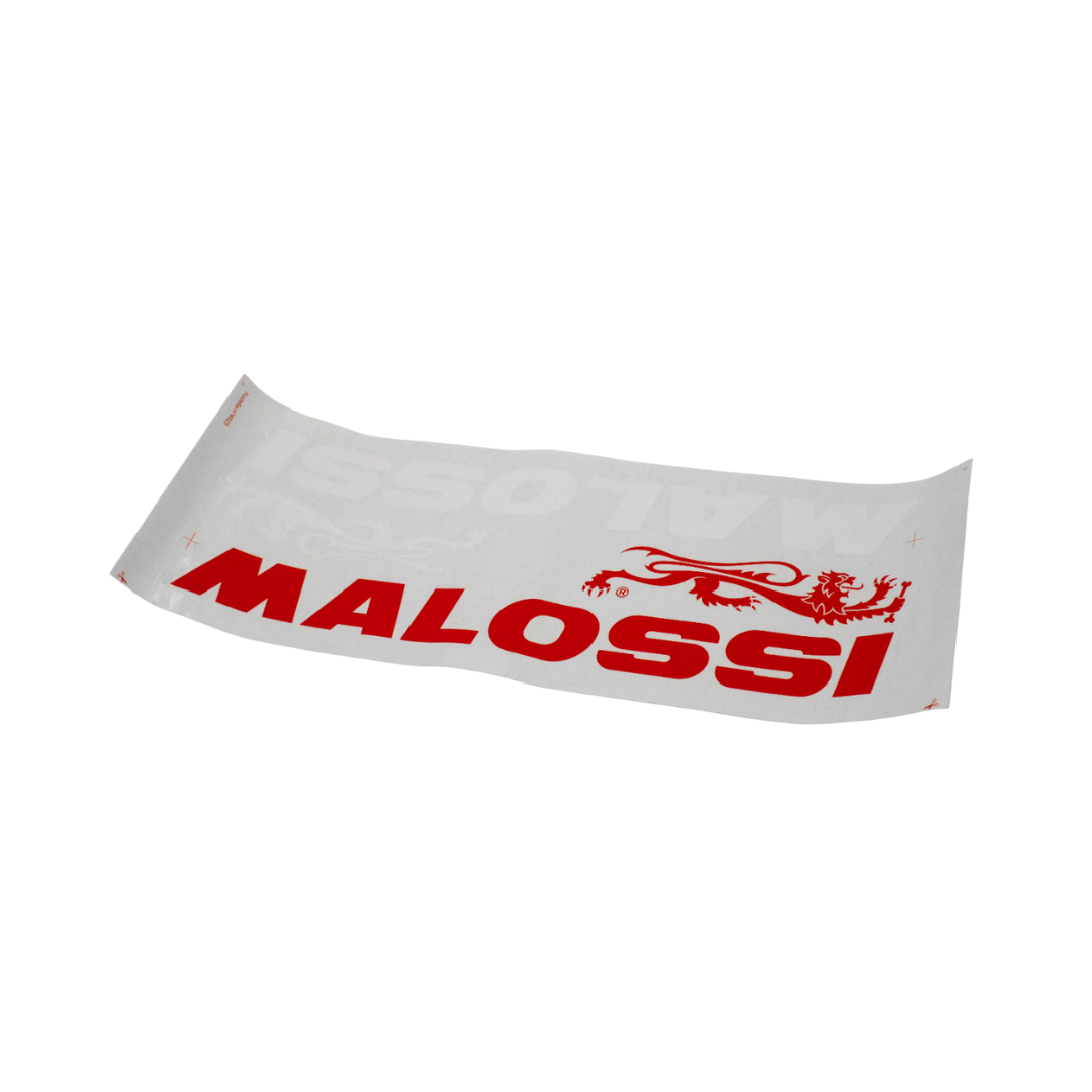Autocollants malossi rouge / blanc 60x13,5 cm