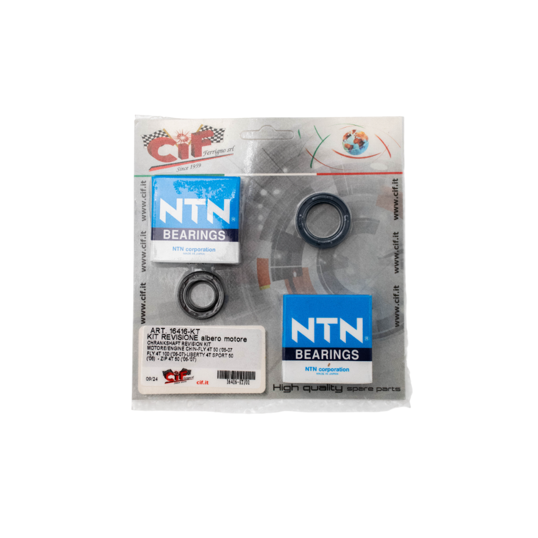 Jeu de roulements / joints de vilebrequin CIF Piaggio & Vespa 4 Temps