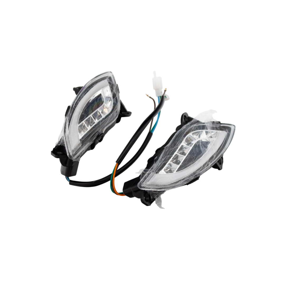 Flashing light set for Audi Look LED MATRIX E-ECHARE clear BTC Riva / GTS Toscana