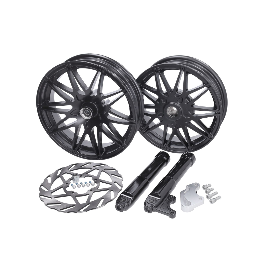 Velgenset Special Mat Zwart Piaggio Zip