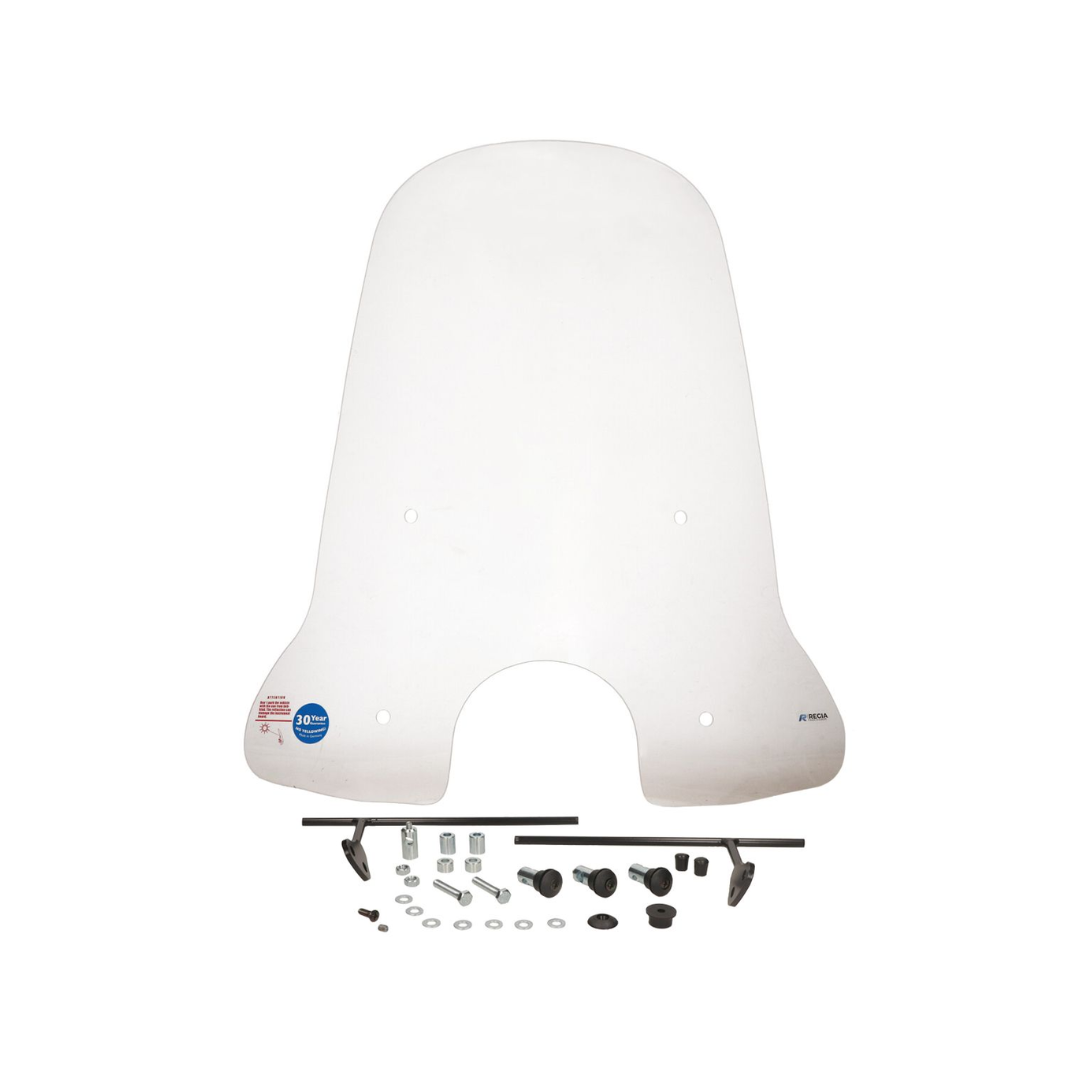 Pare-brise haut + Fixation High Clear BTC Riva2 / DTS Milano