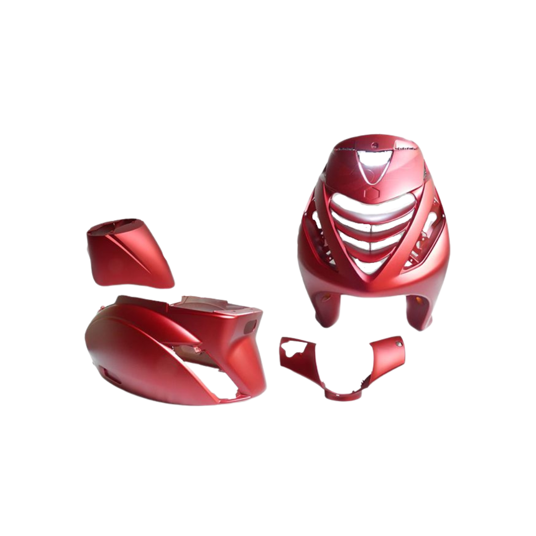 Kit de carrosserie Piaggio Zip Rouge Mat