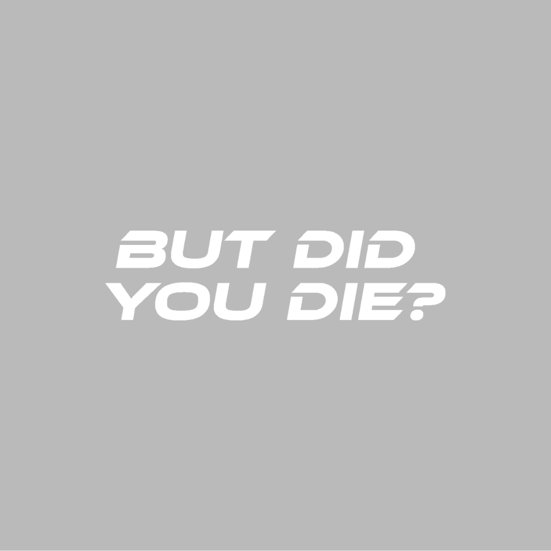 Sticker But Did You Die? - 8x2CM