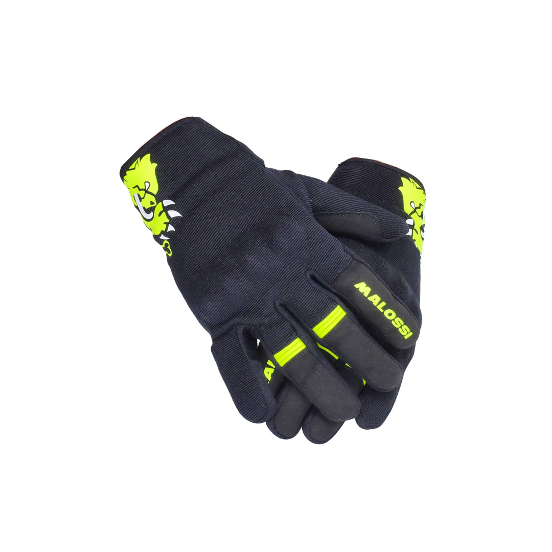 Malossi Handschoenen Zwart/Geel M