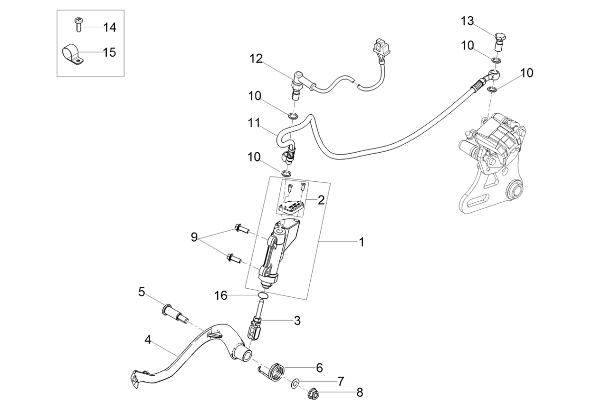 Derbi Senda SM 50 2T X-Treme E4 2018-2020 - Rempomp & Rempedaal
