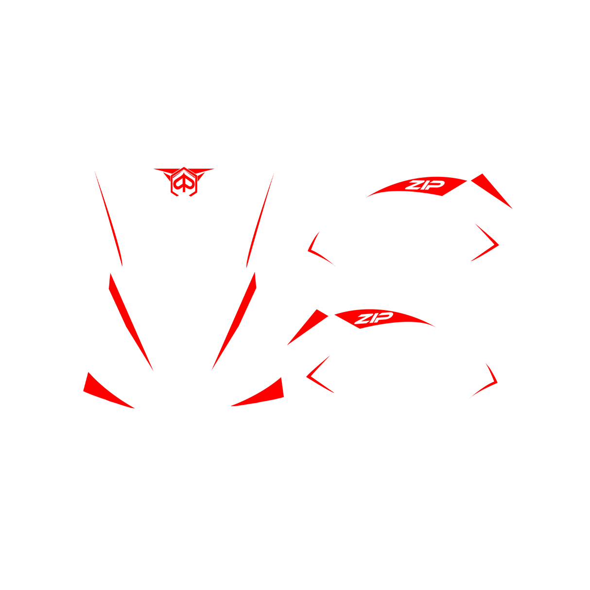 Styling -Kit für Stickerset Special Piaggio Zip SP