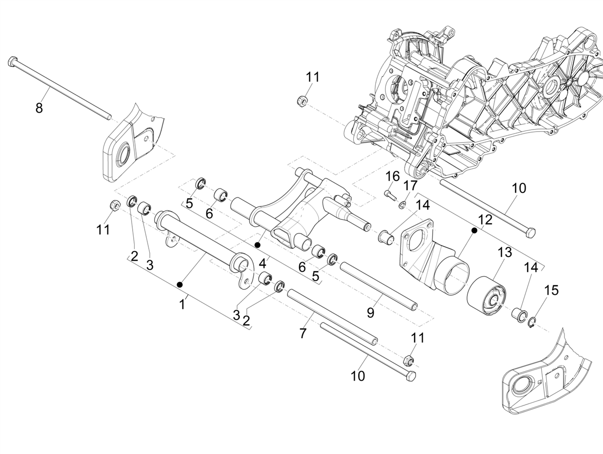 Zip 50 4T NOABS E4 2018 - 2020 - Subframe