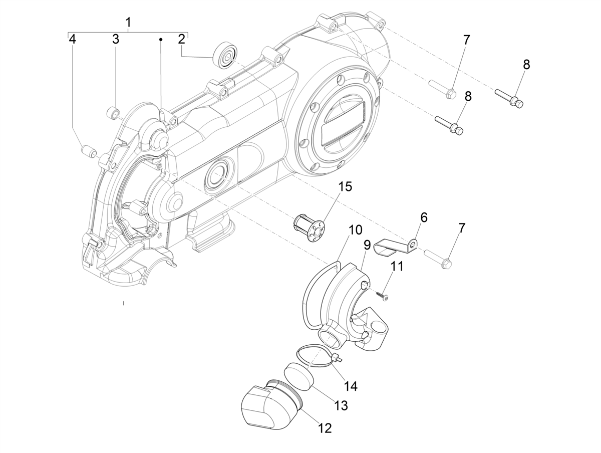Zip 50 4T NOABS E4 2018 - 2020 - Carterdeksel