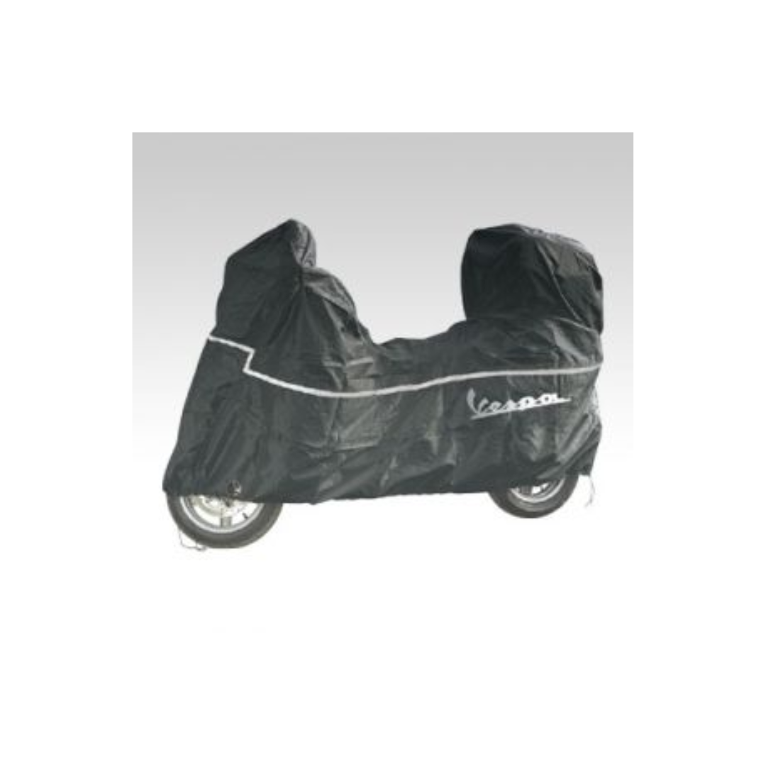 Beschermhoes + Windscherm/Koffer Groot Zwart - Piaggio Origineel Beschermhoes