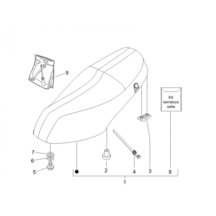 Buddyseat | ZIP 50 4T 25 km/h NOABS E2 2006-2016 (EMEA)