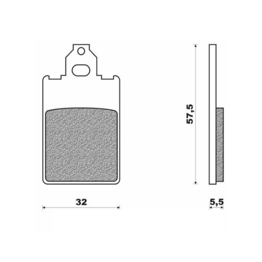 Remblokset Newfren Classics Tomos