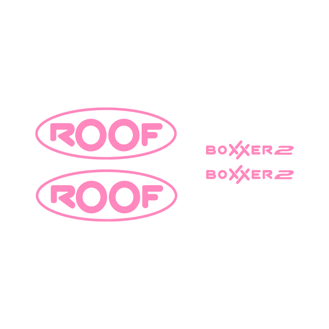 Sticker set boxer 2 helmet