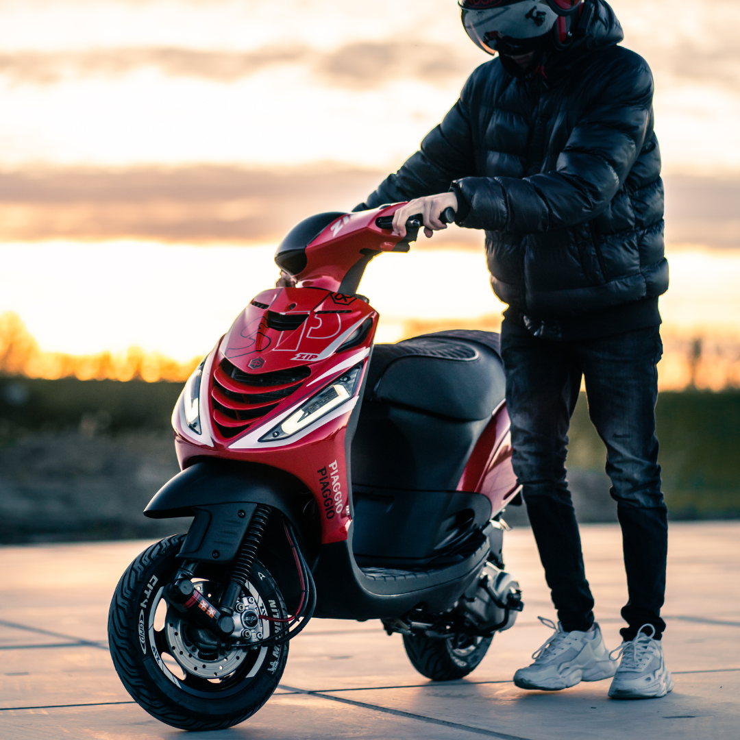 Parafango anteriore Zip Sp Coperture interne nere originali Piaggio