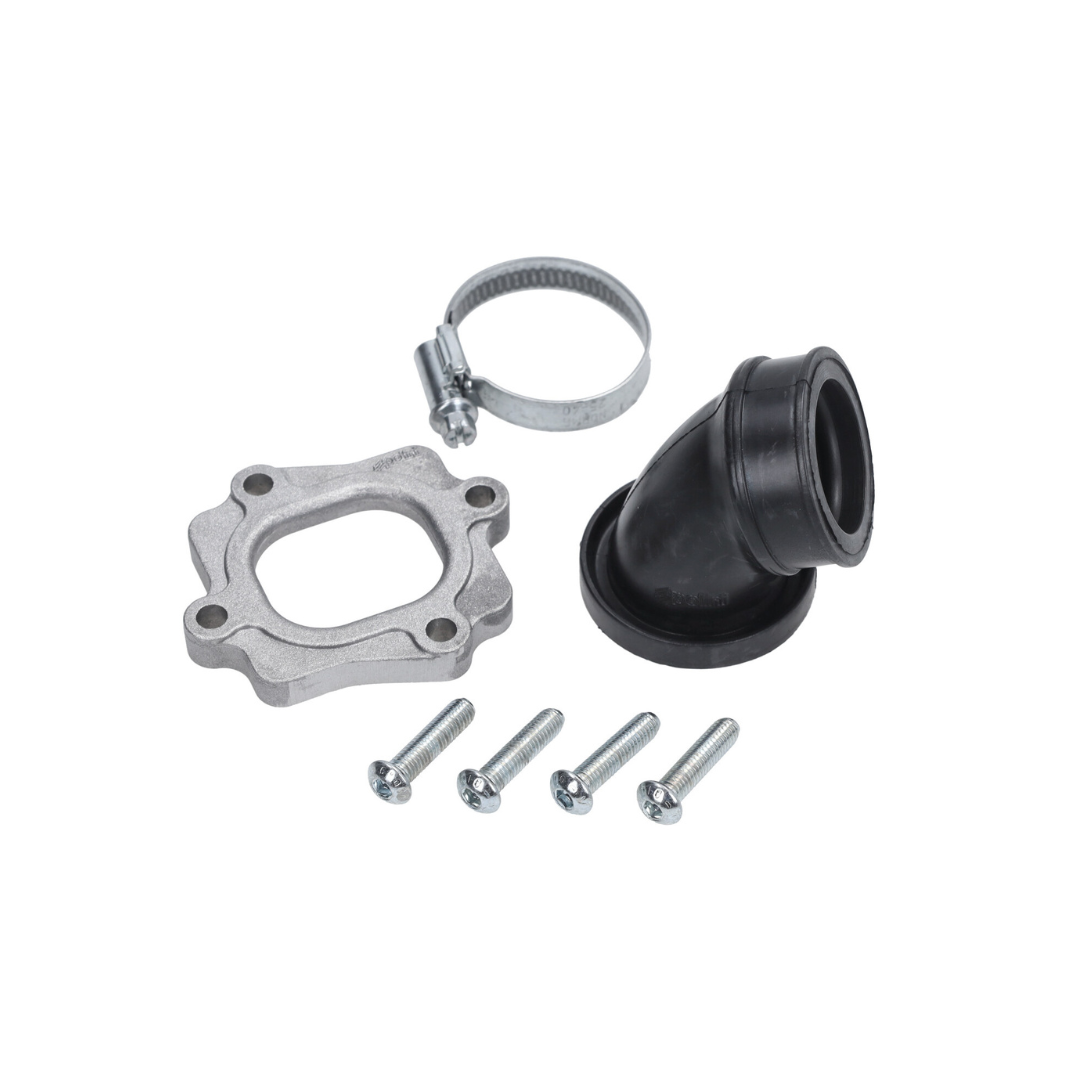 Polini Draaibaar Spruitstuk 26/28MM Minarelli Horizontaal