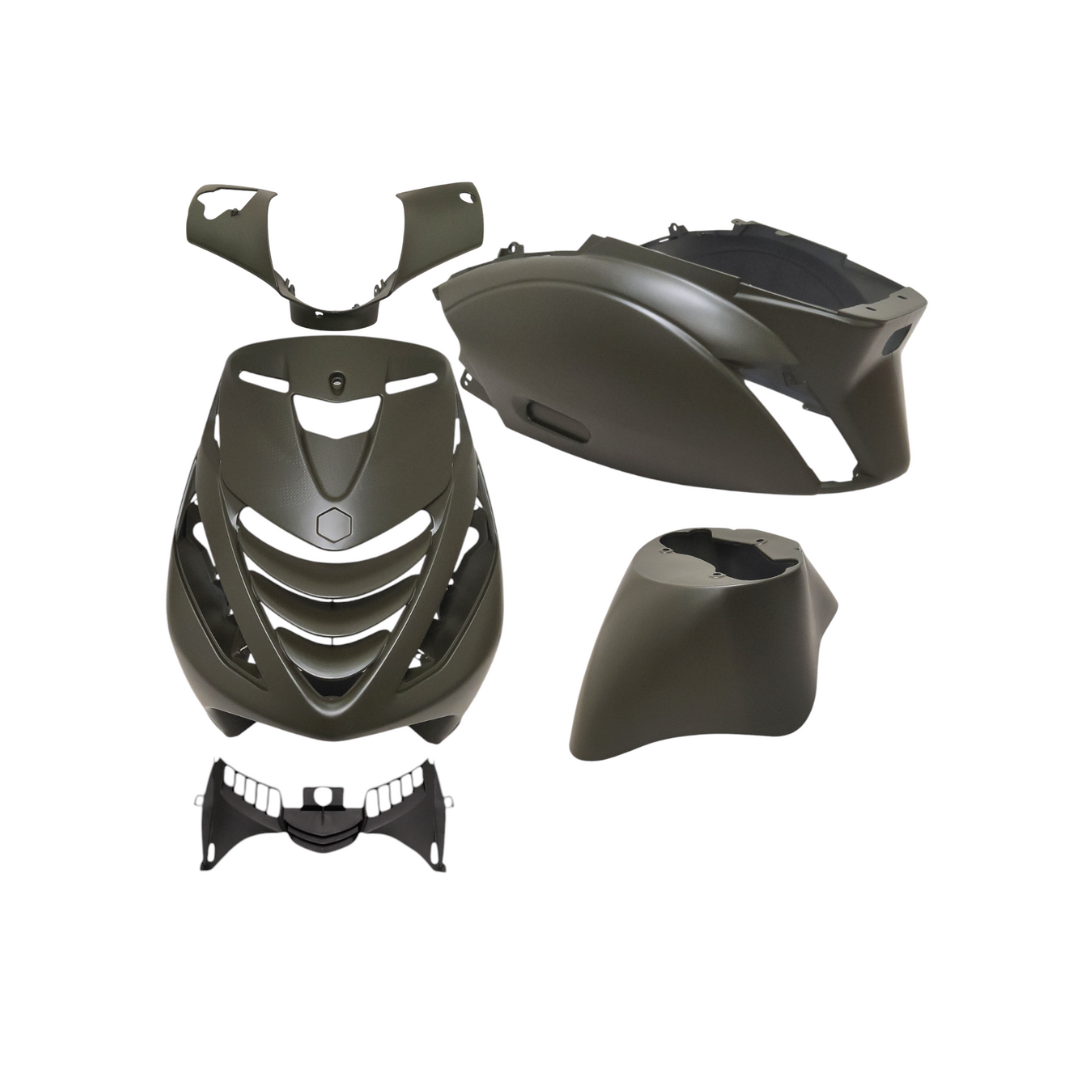 Karosserie-Set Piaggio Zip Army Green