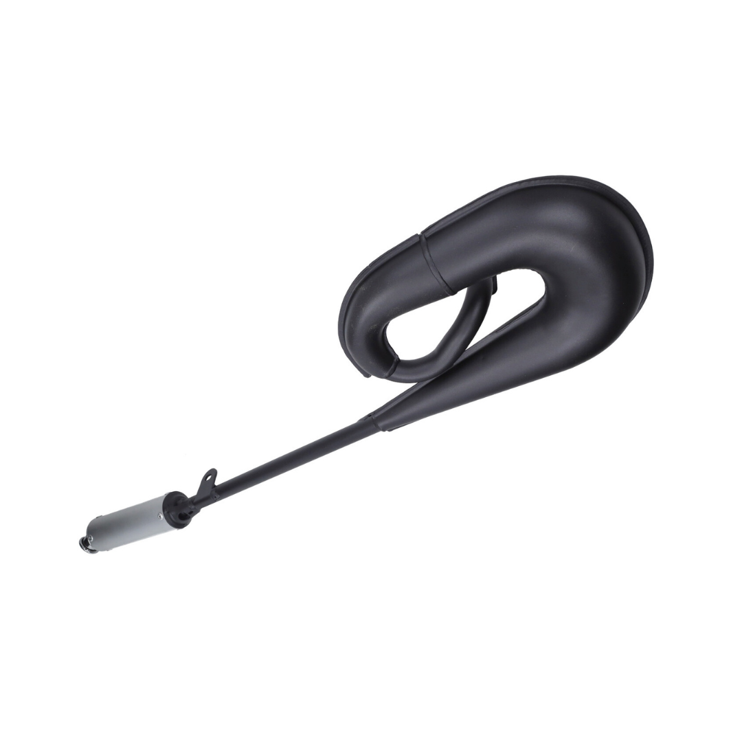 Auspuff CPL Tecno Circuit Schwarz/Alu Passend für Maxi (Hergestellt in EU)
