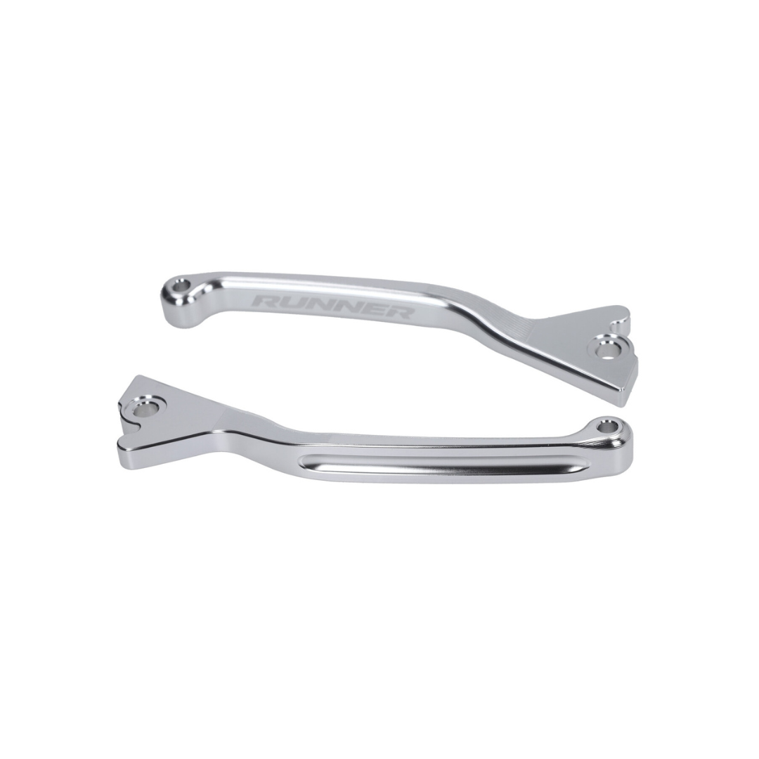 Set leve freno Chrome Fast Arrow Pro CNC Doppio Disco Gilera Runner 50-180cc 2 Tempi