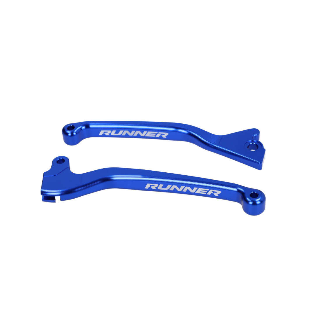 Blue Brake Lever Set Fast Arrow Pro CNC Single Disc Gilera Runner 50-180cc 2 Stroke
