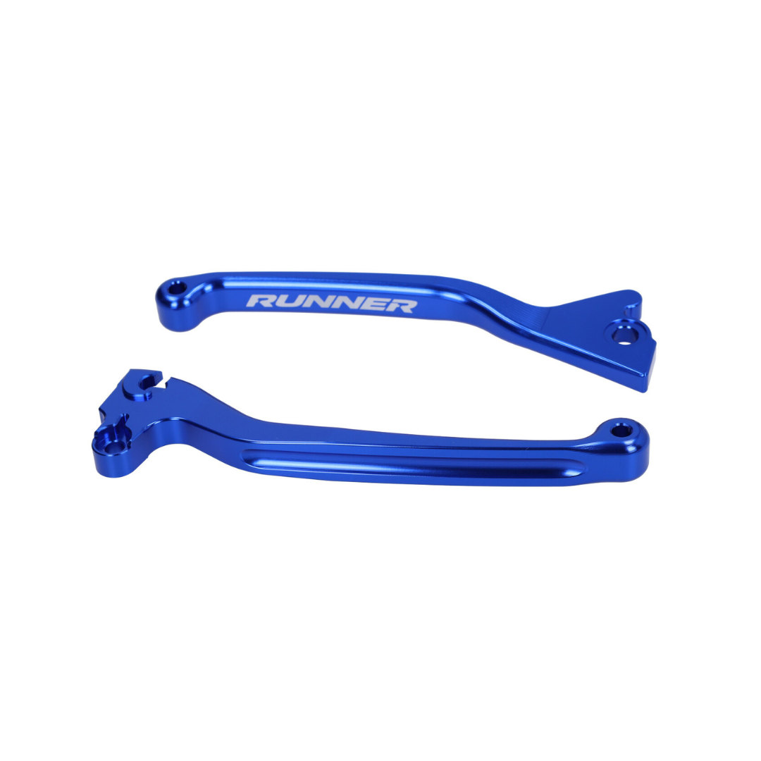 Blue Brake Lever Set Fast Arrow Pro CNC Single Disc Gilera Runner 50-180cc 2 Stroke