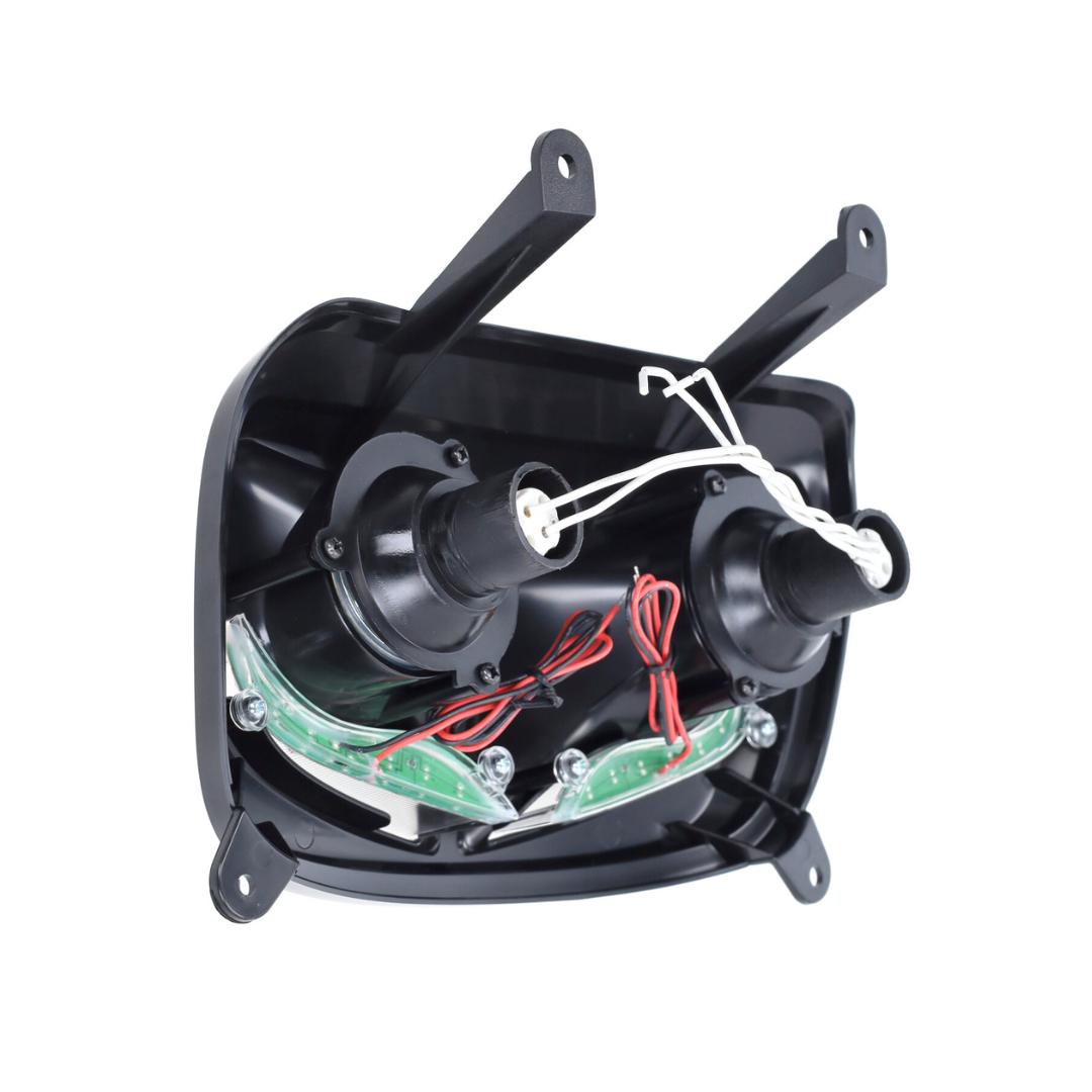 Scheinwerfer Booskijker Schwarz MBK Booster / Yamaha BW's