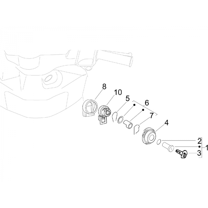 Locks Zip 50 4T 25 km / h Noabs E2 2006-2016 (EMEA)