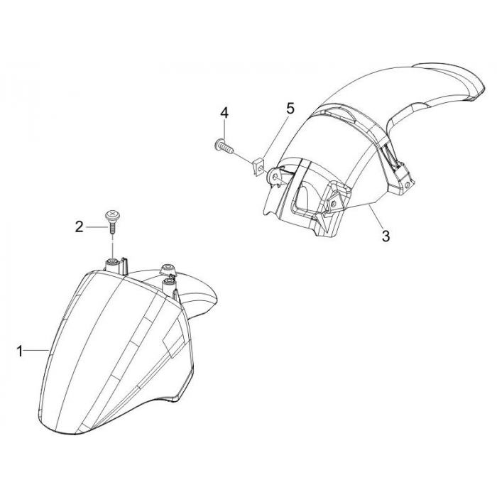 Wielkast - Wielspatbord | Zip 50 4T 25 Km/h NOABS E2 2006-2016 (EMEA)