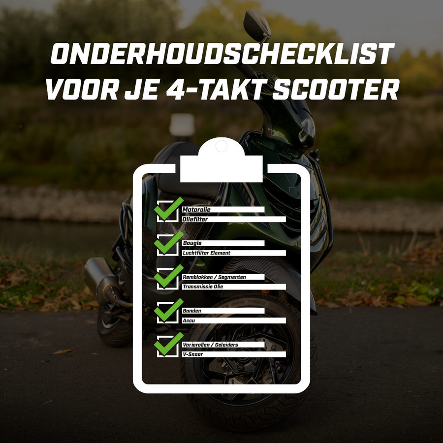 Onderhoudschecklist voor je 4-takt scooter
