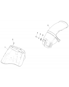 Voorspatbord - achterspatbord