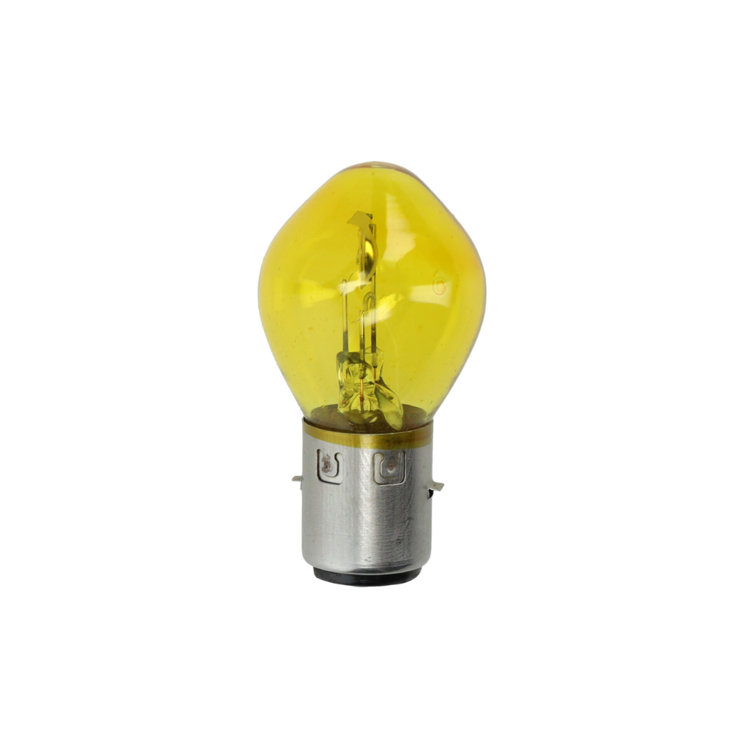Koplamp BA20D 12V Geel Piaggio Zip