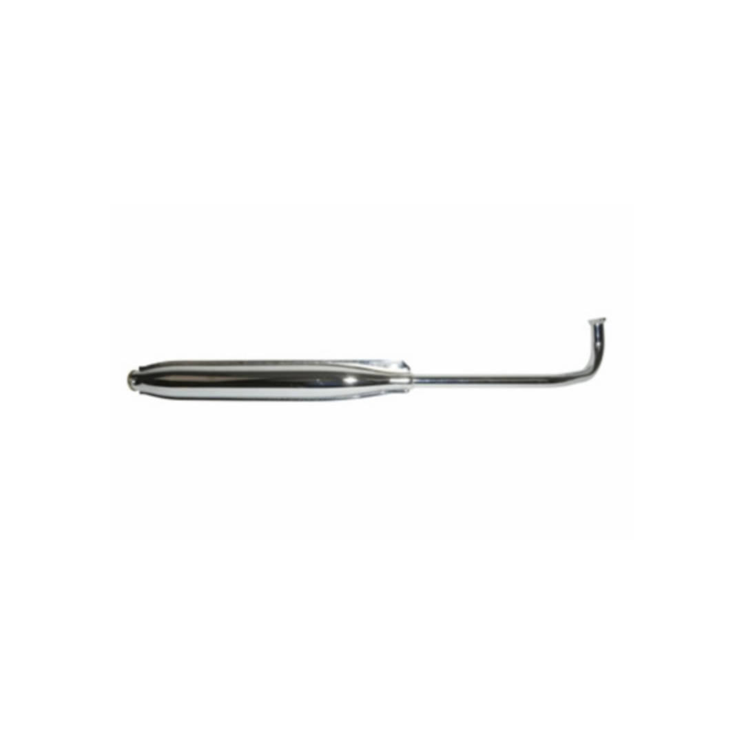Auspuff CPL Modell STD 45 km 22 mm Chrom passend für Tomos A3 (hergestellt in der EU)