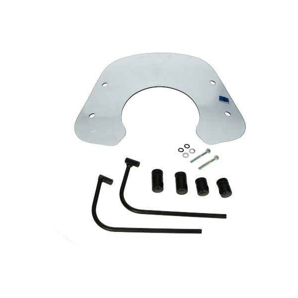 Parabrezza a basso fumo sym violino 4 con materiale di montaggio