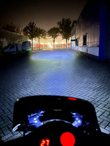 Lampada a led bianca ba20d super luminosa universale / piaggio zip
