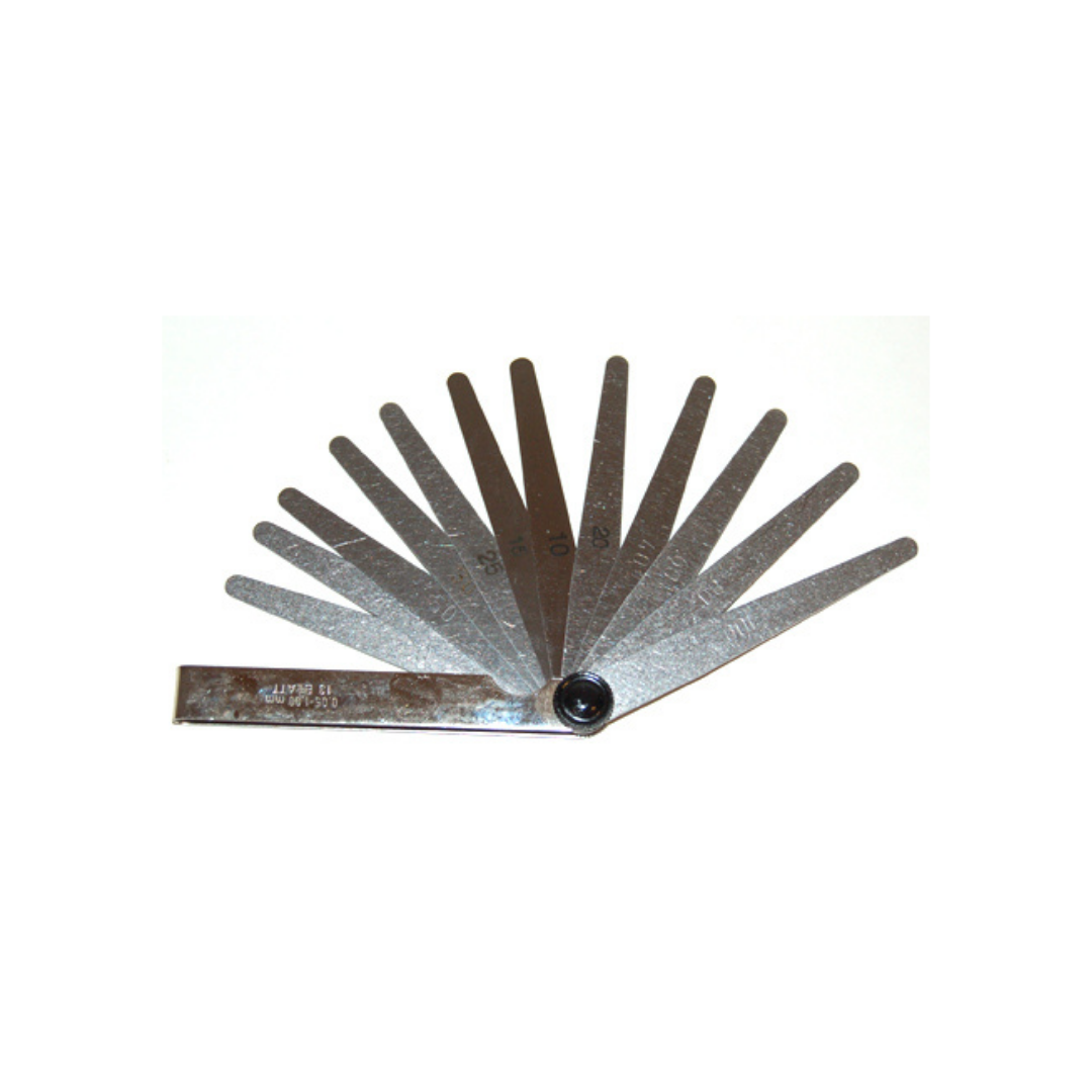Feeler size 0,05-1,0 mm