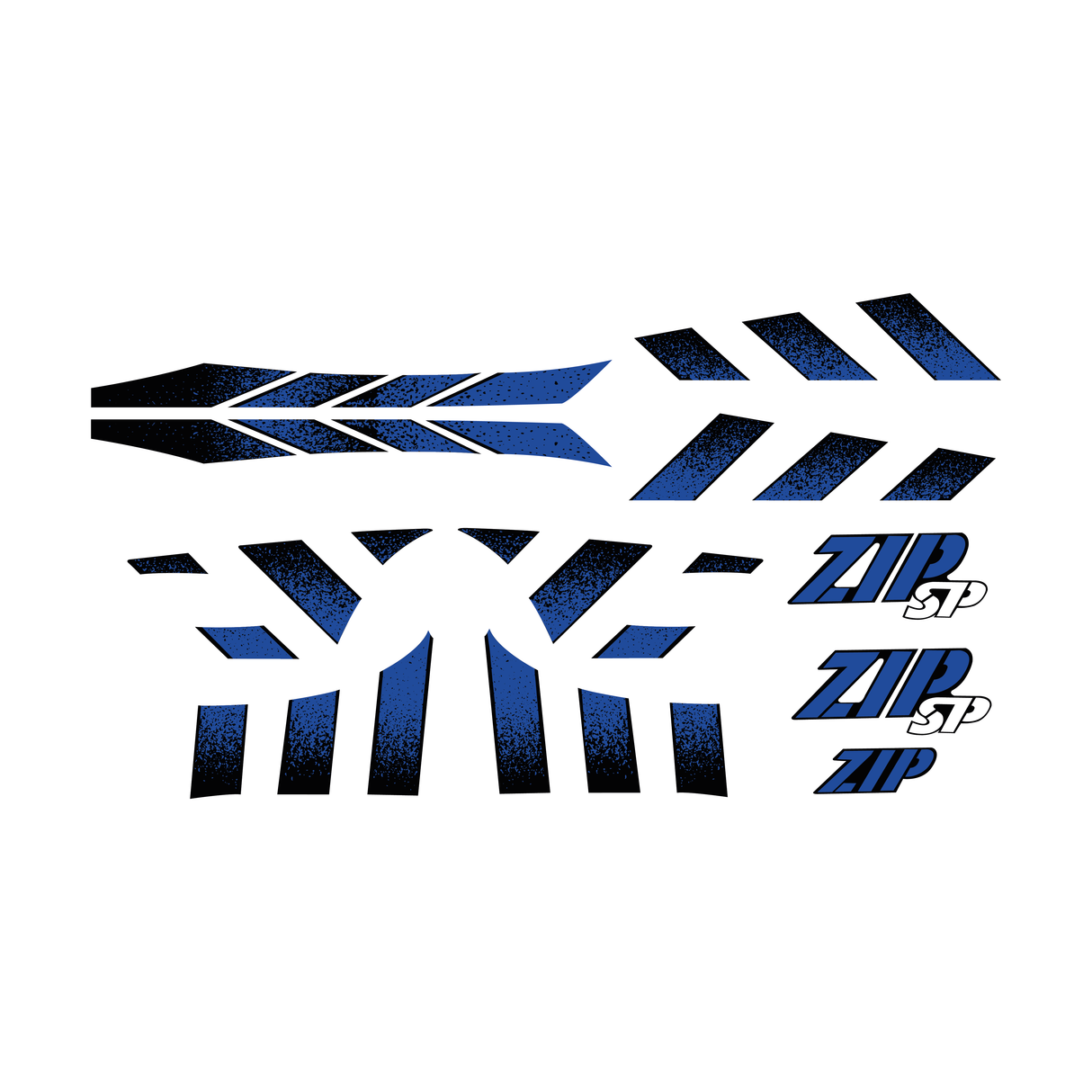 Sticker set Piaggio ZIP SP H2O