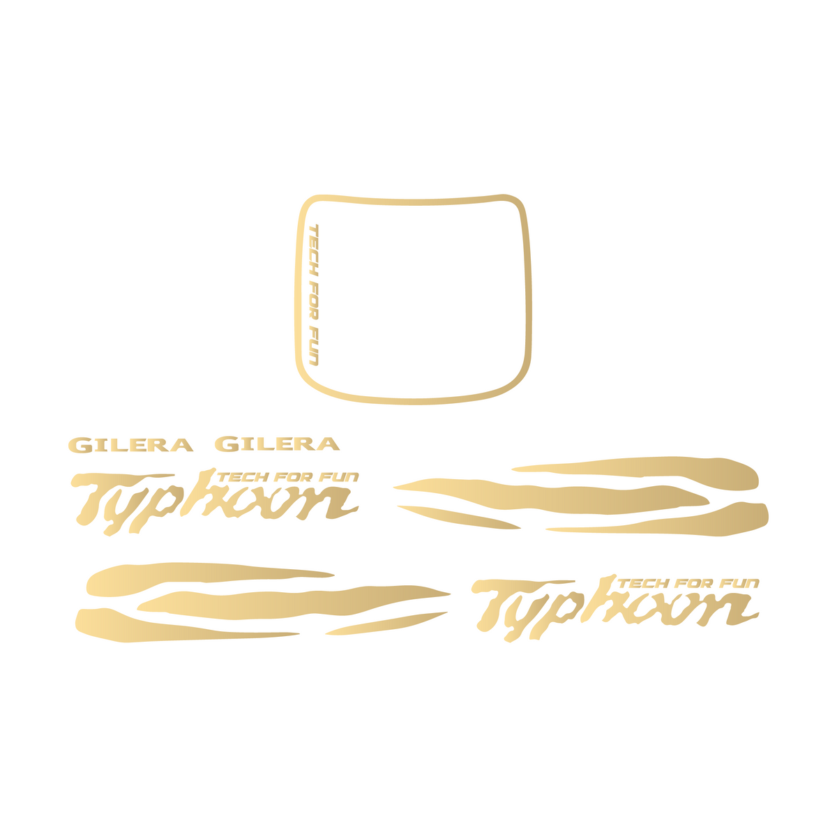 Stickerset Waves Piaggio / Gilera Typhoon