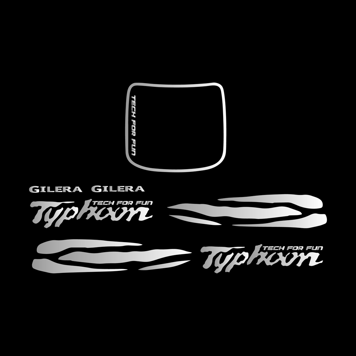 Stickerset Waves Piaggio / Gilera Typhoon