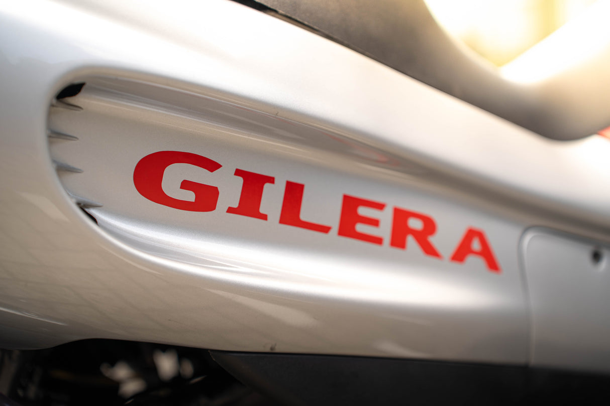 Gilera Stickers Wit Achterkap Gilera Runner