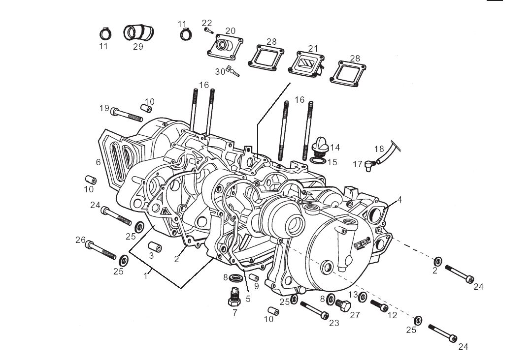 Derbi Senda SM 50 2T 2000-2001 – Carter
