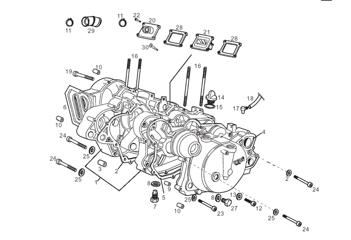 Derbi Senda SM 50 2T 2000-2001 – Carter
