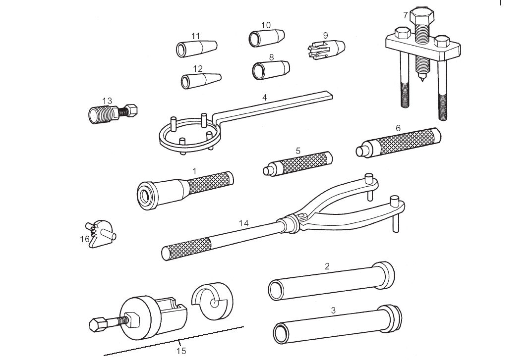 Derbi Senda SM 50 2T 2000-2001 – Gereedschapszak Handleiding