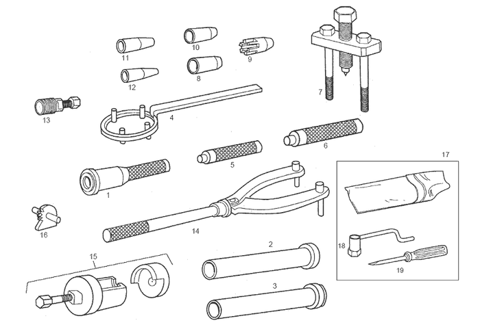 Derbi Senda SM 50 2T 2ª ED DRD 2002-2003 – Werkplaatsgereedschap