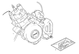 Derbi Senda SM 50 2T DRD Edition Black E2 2005 – Motor