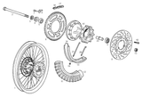 Derbi Senda SM 50 2T DRD Edition E2 2005 – Achterwiel