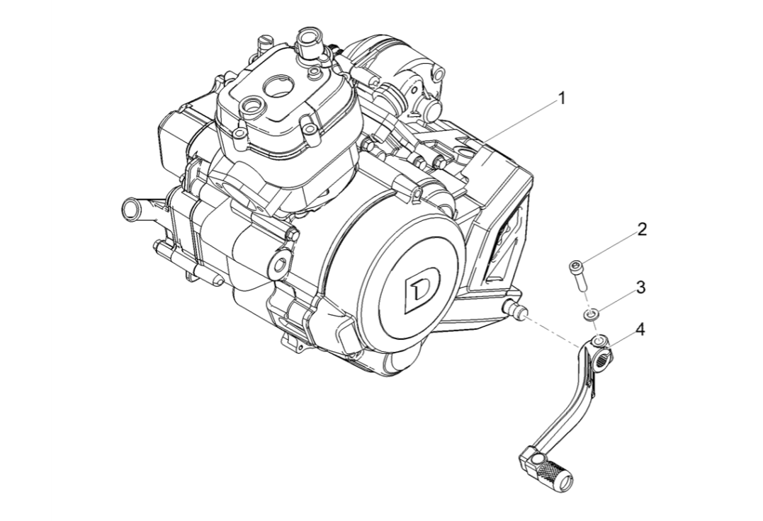 Derbi Senda SM 50 2T X-Treme E4 2019-2020 – Motor