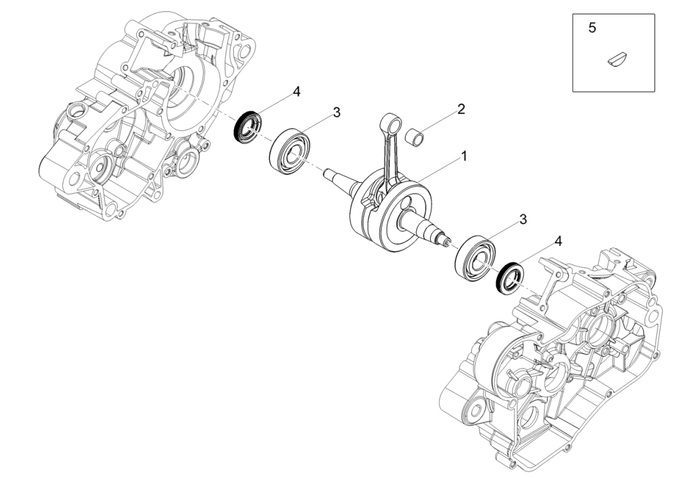 Derbi Senda SM 50 2T X-Treme E4 2019-2020 – Transmissie Tandwiel Voor