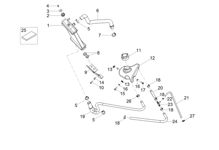 Derbi Senda SM 50 2T X-Treme Low Seat E4 2019 – Koelsysteem